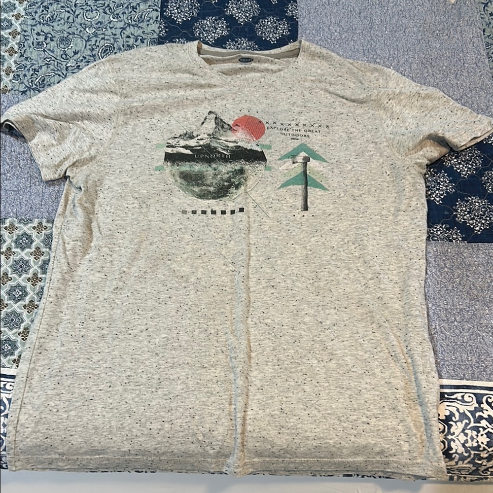 Gray Graphic T-Shirt